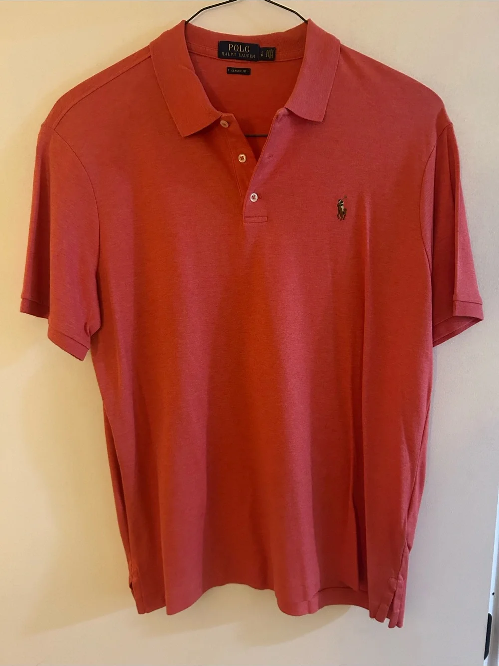 Polo by Ralph Lauren Men's Coral Polo Shirt